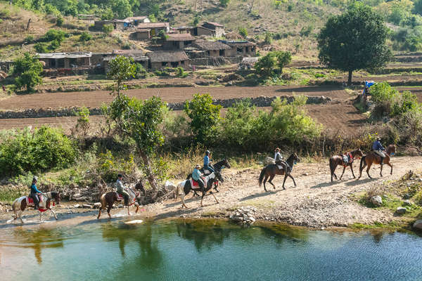 Vishnoi villages as seen on a horseback holiday in Rajasthan